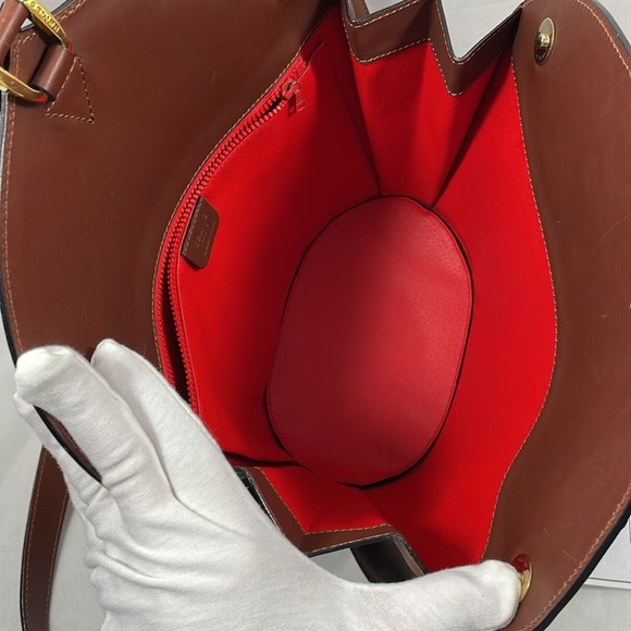 Authentic Celine canvas and leather Crossbody bag with COA - Picture 10 of 14